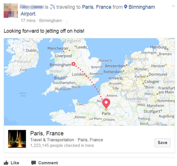 How To Post Travelling On Facebook