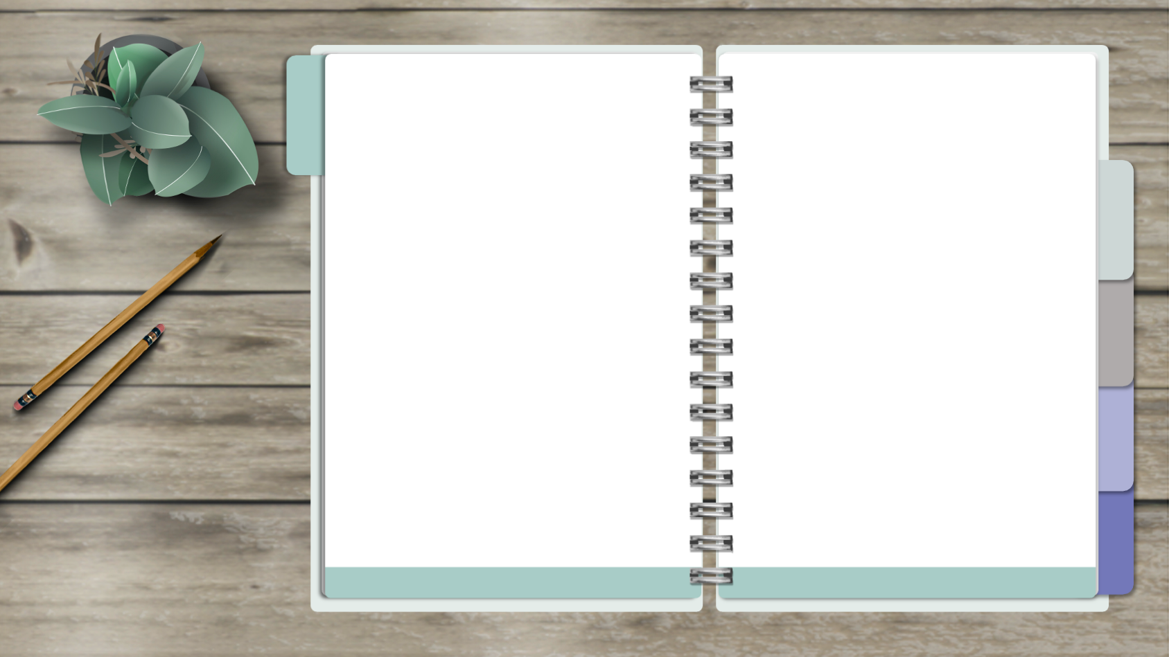 Notebook Template Google Slides