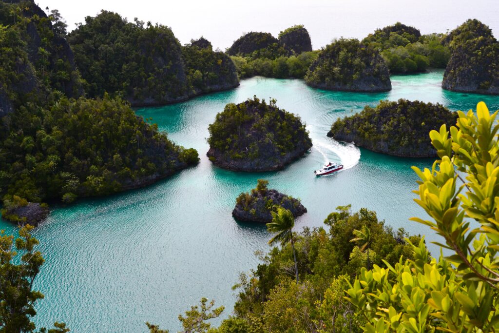  Raja Ampat regency  tourism areas West Papua Province 