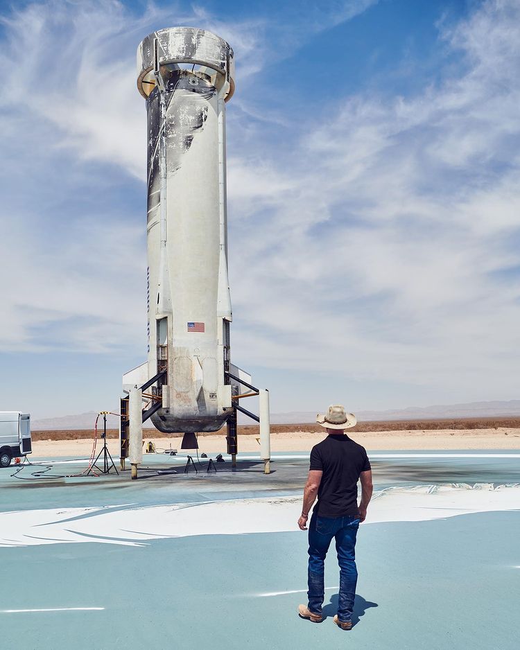 Jeff Bezos Will Distance on the first crewed flight of This rocket
