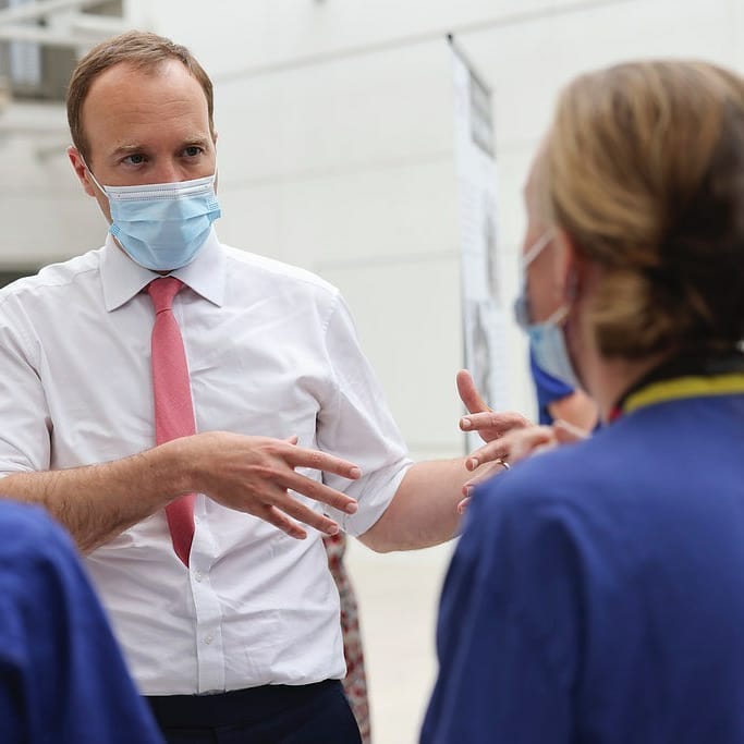 After being caught in an embrace with an aide, Matt Hancock, Britain’s beleaguered health secretary, has to apologize.