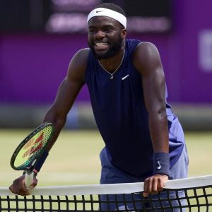 Wimbledon upsets caused by Sloane Stephens of the USA and Frances Tiafoe