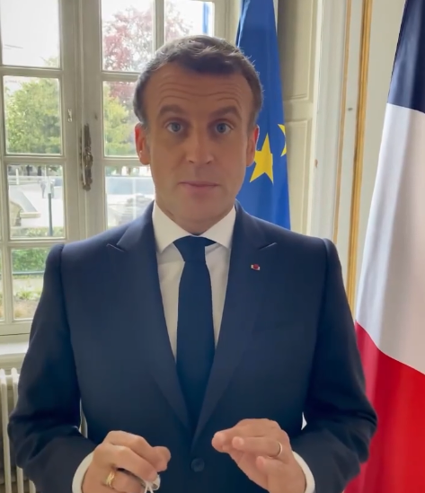French President Emmanuel Macron slapped by member of public