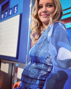 Rachel Riley's three-month-old daughter was trained to use the potty by Rachel Riley in an effort to be more eco-friendly