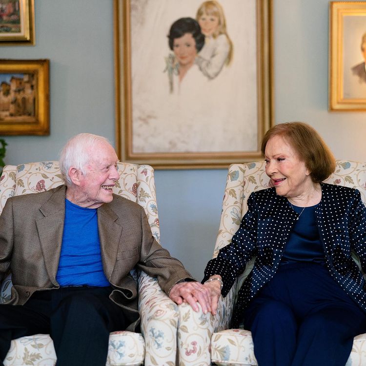 Rosalynn and Jimmy Carter celebrate 75 years of marital bliss