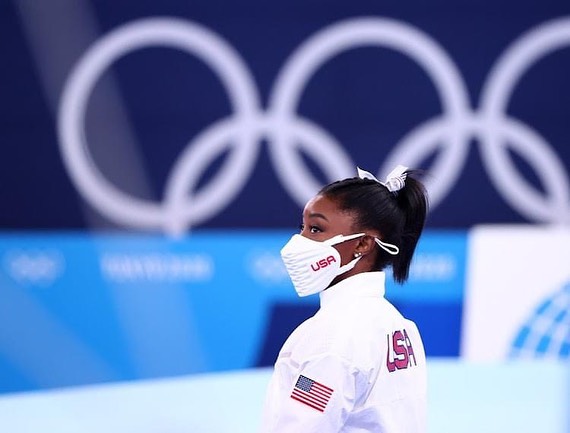 Simone Biles believes that her fans are helping her to see beyond her gold medals.