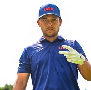 USA's Xander Schauffele holds a narrow lead entering the final round of golf in Tokyo