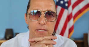 Matthew McConaughey declares that America is "going through puberty" in Independence Day message