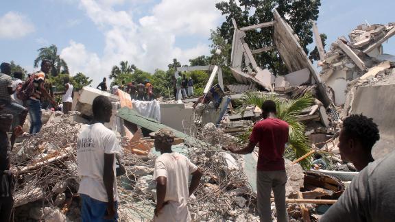 Haiti earthquake-stricken Haiti is under threat from tropical depression.