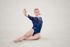 American Jade Carey wins gold at Tokyo Olympics floor exercise