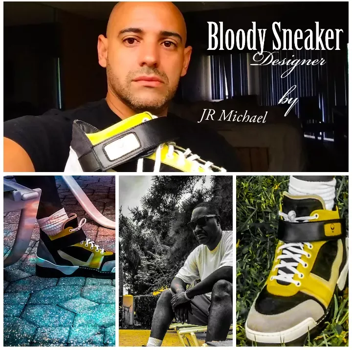 Jr. Michael selfie with BS Sneakers and Pictures of BS Sneakers