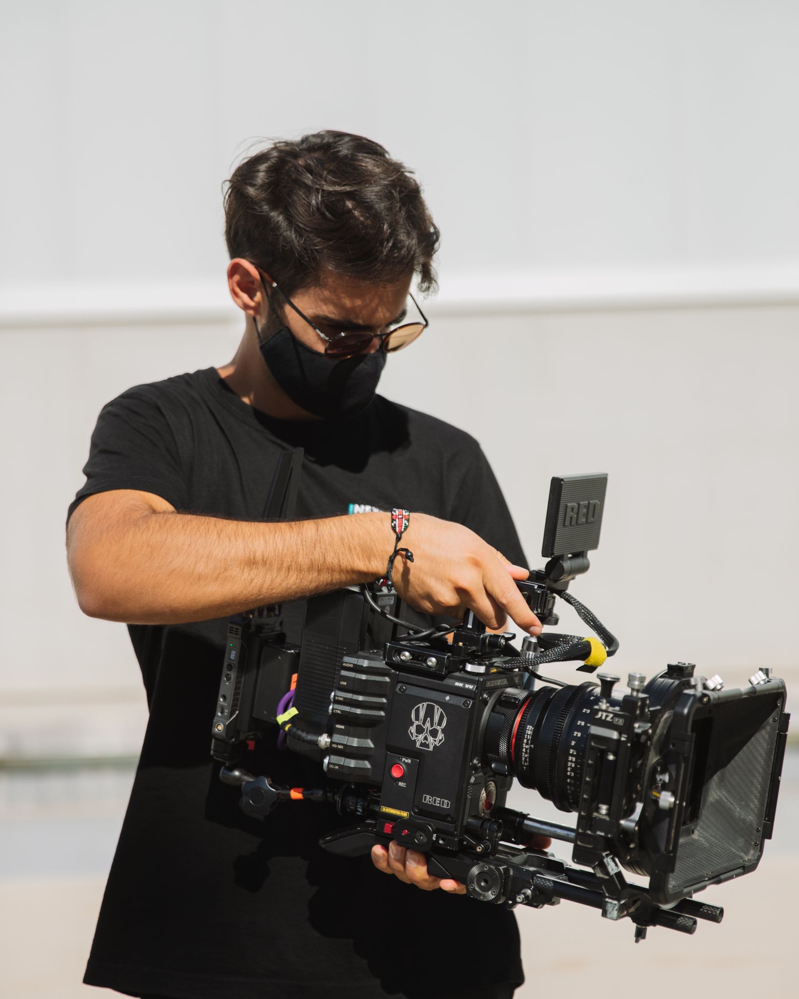 Picture of Sergi Penalba while holding a camera who is running NextGen Creative