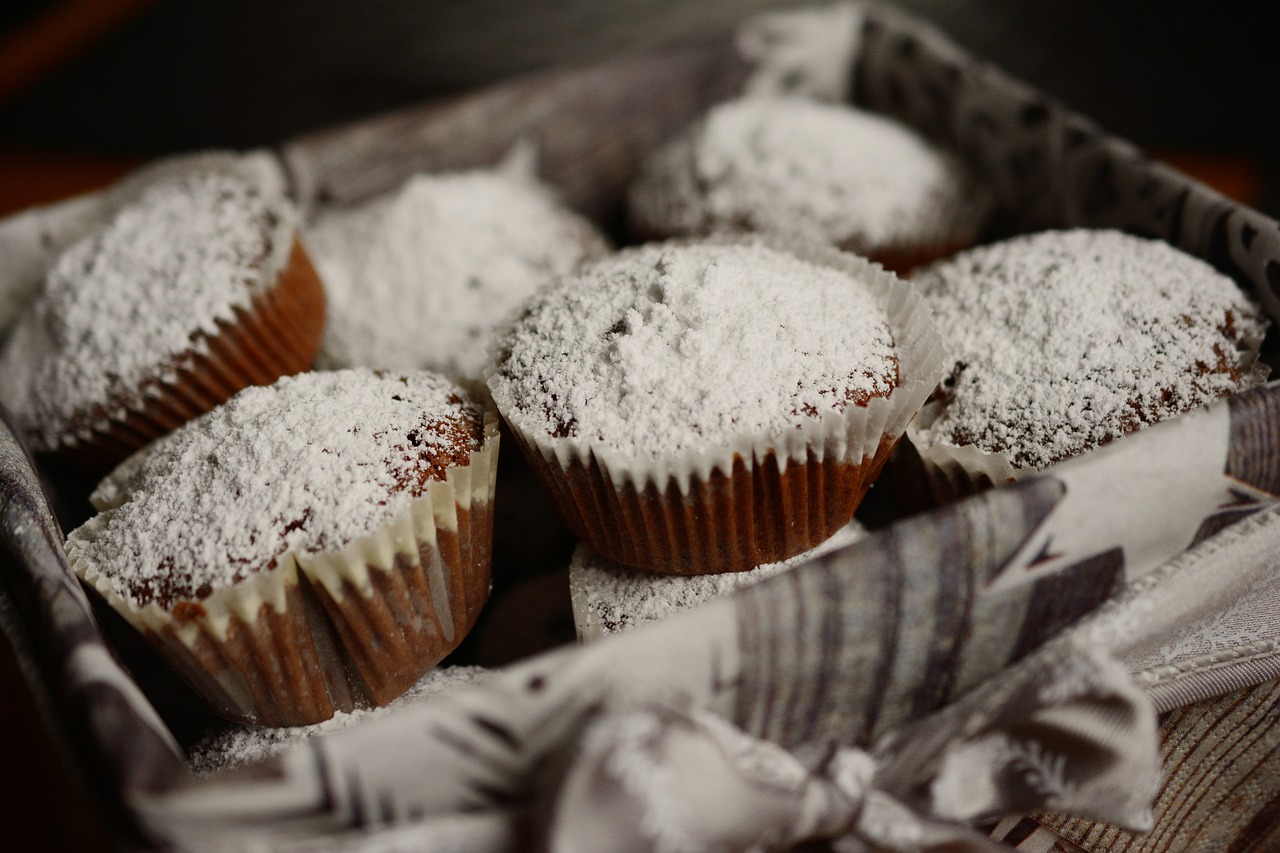 Freshly Baked Muffin cakes picture