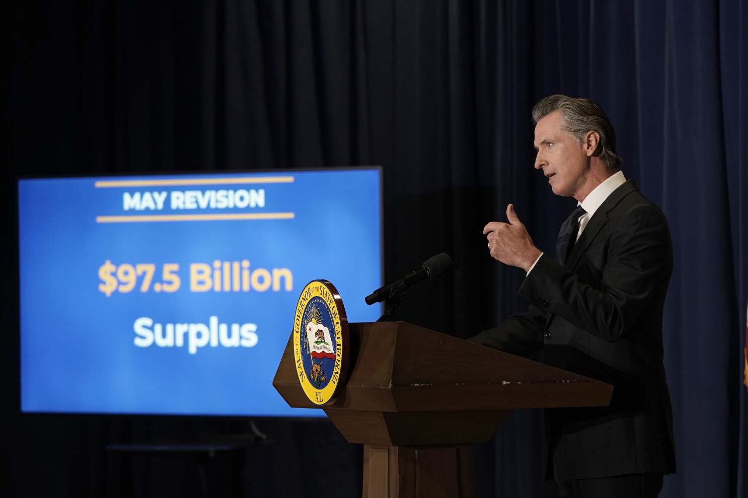 California surplus expected to hit unprecedented $97 billion under Newsom’s budget plan