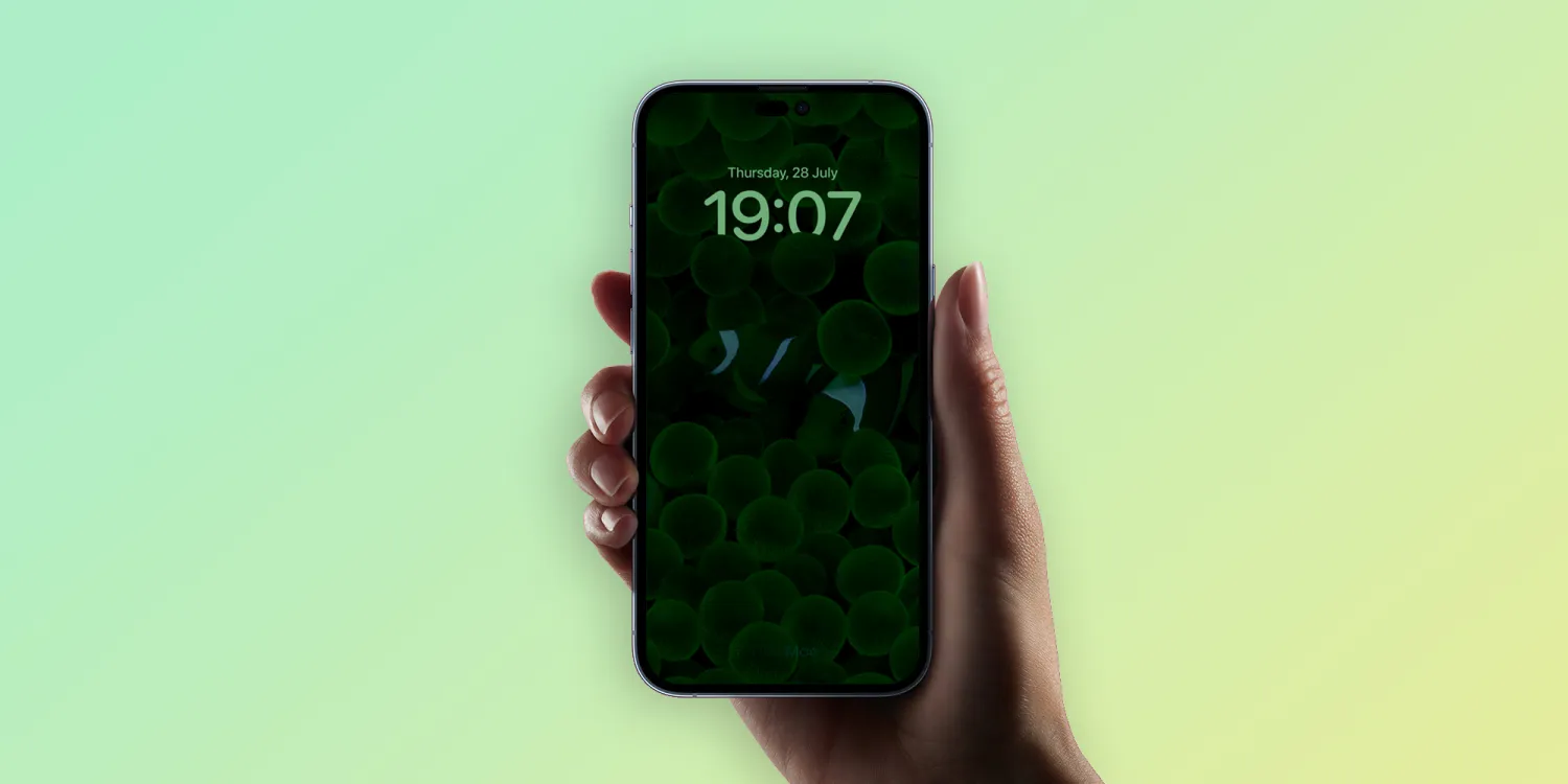 iPhone 14 Pro Wallpaper - Always-On Screen Behavior Previewed in New iOS 16 Wallpaper