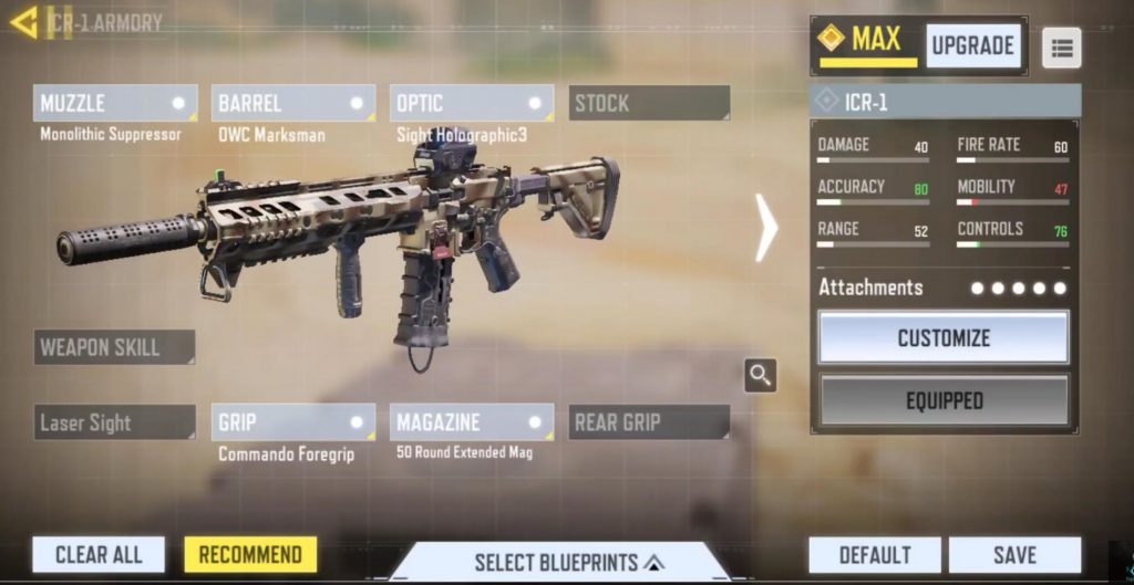 How to Build the Best ICR Class Loadout in Call of Duty Mobile
