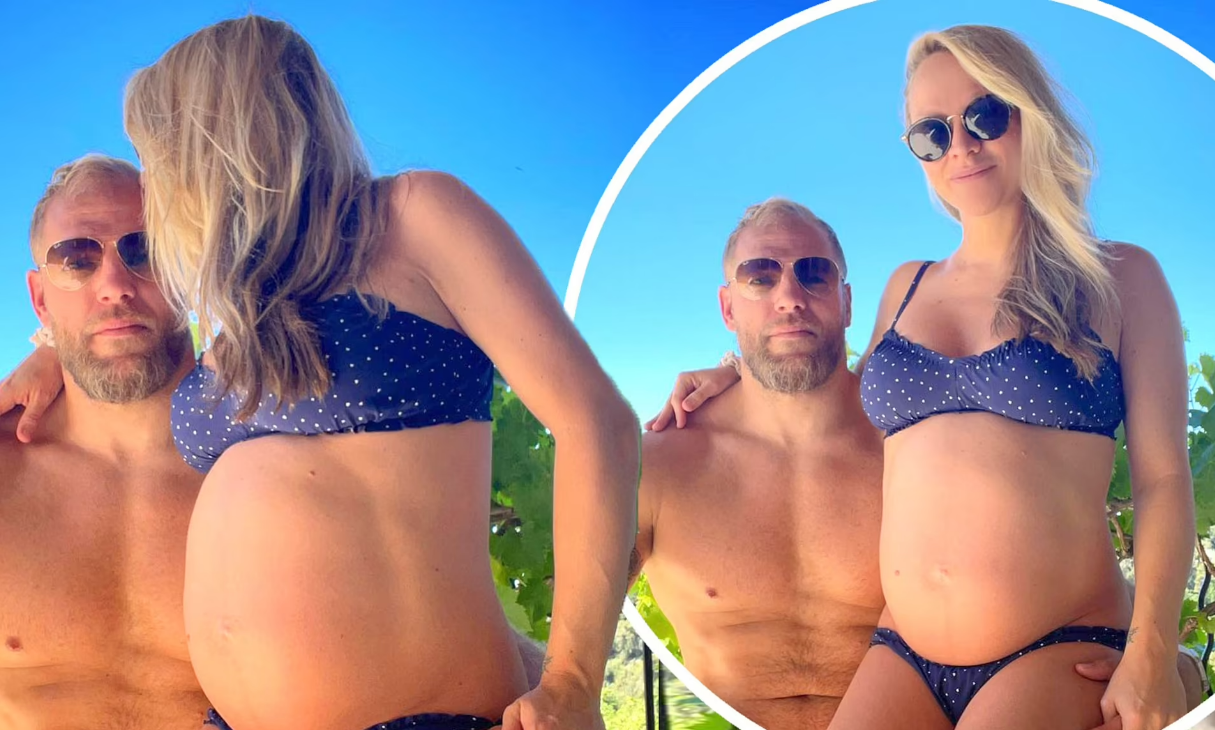 Chloe Madeley Shows Off Baby Bump on Walk With Husband James Haskell