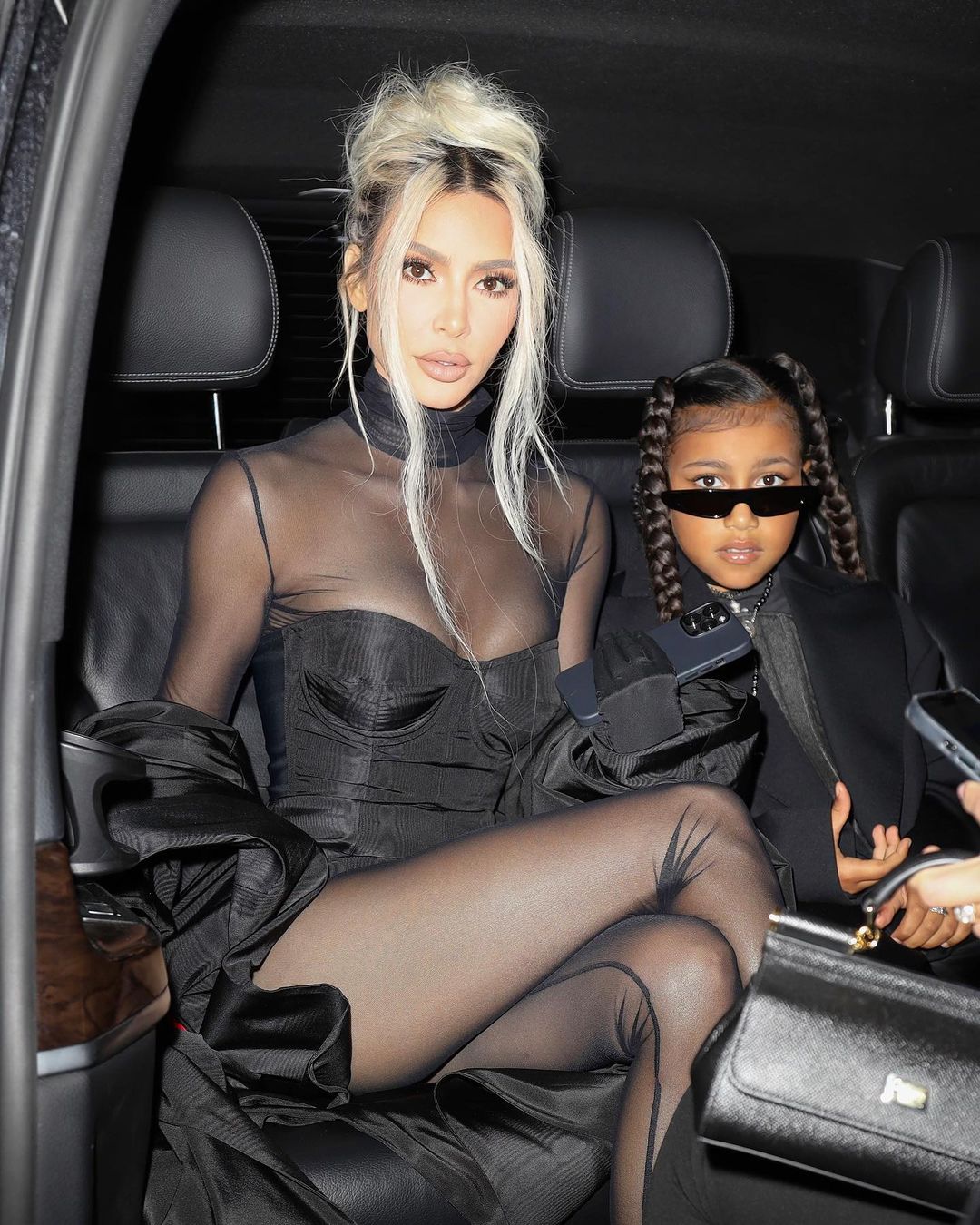 Kim Kardashian and North West Get Festive With Singalong