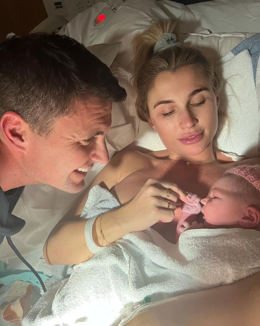 Billie Faiers gives birth to a 'precious' baby girl