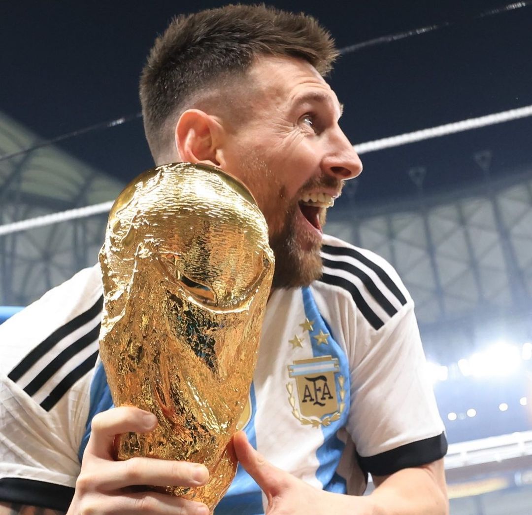 After Winning the World Cup Lionel Messi Shares Emotional Moment with Kids