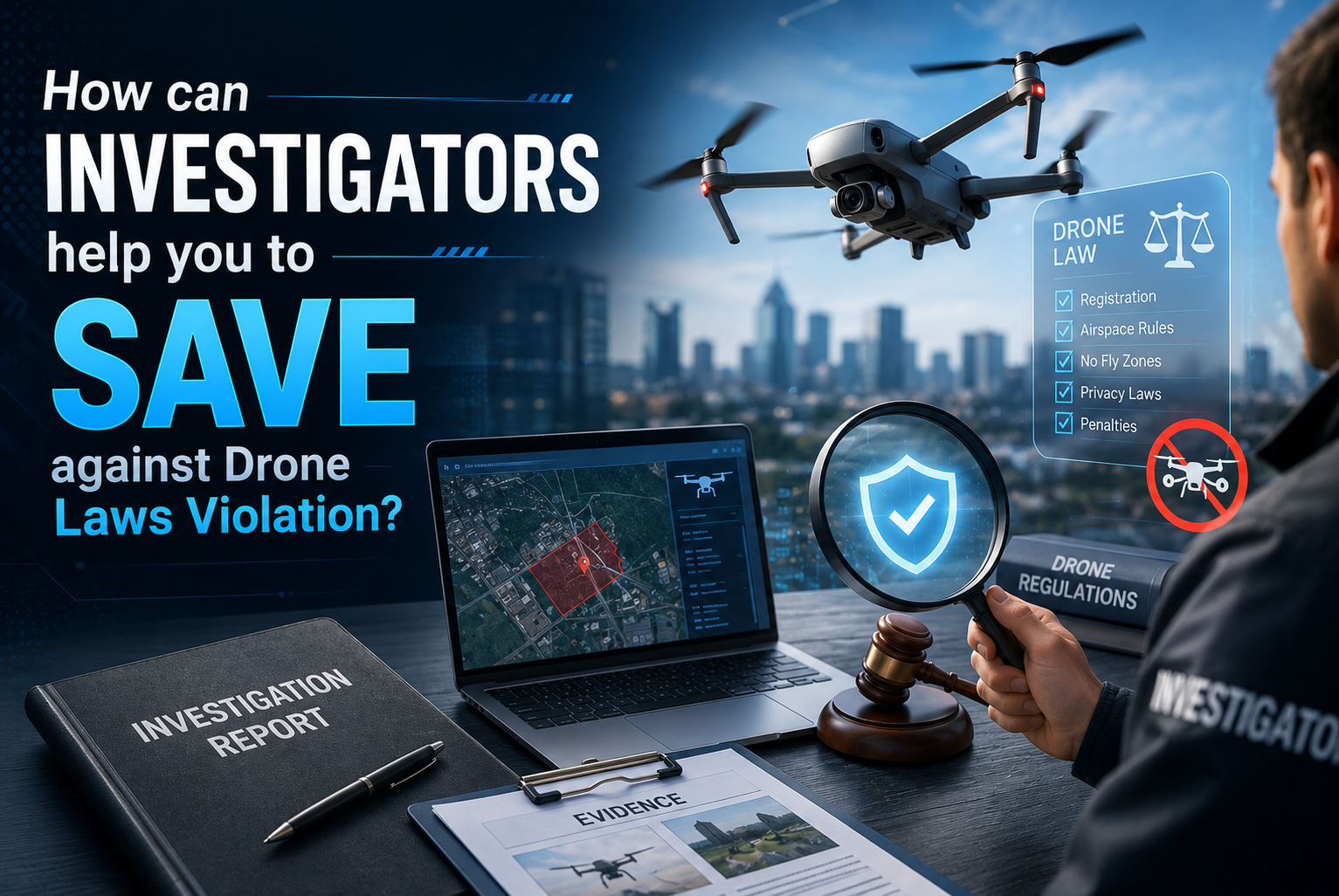 How can Investigators help you to Save against Drone Laws Violation