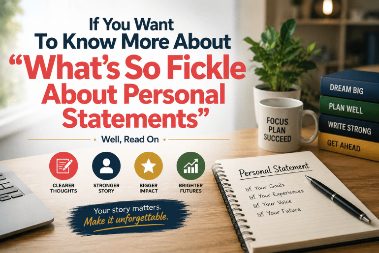 If You Want To Know More About What's So Fickle About Personal Statements, Well, Read On