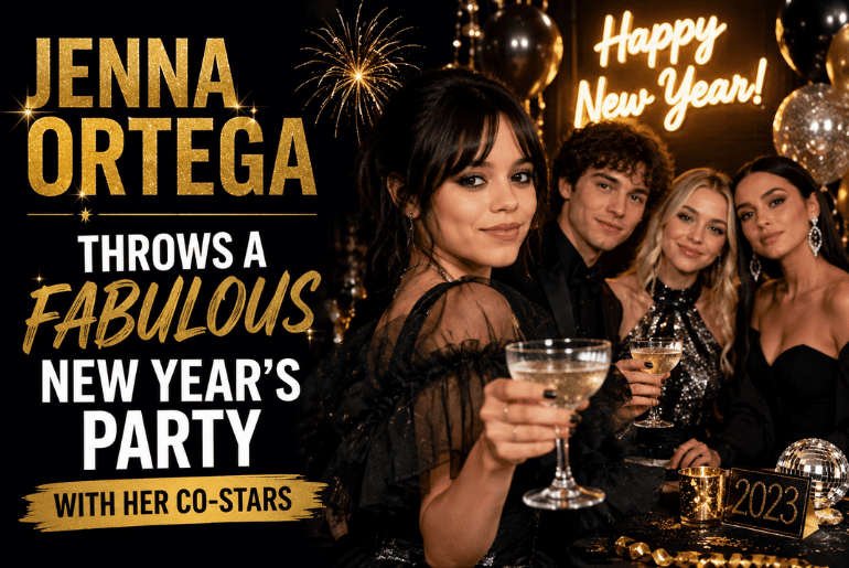 Jenna Ortega Throws A Fabulous New Year's Party With Her Co-Stars