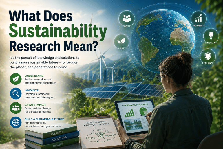 What Does Sustainability Research Mean