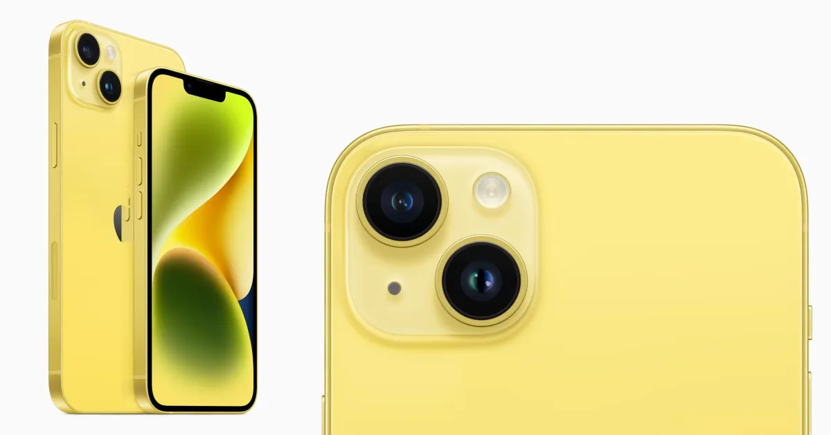 Apple Introduces Bold New Yellow Color for iPhone 14