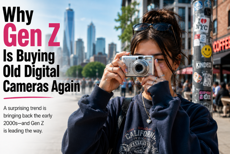 Why Gen Z Is Buying Old Digital Cameras Again