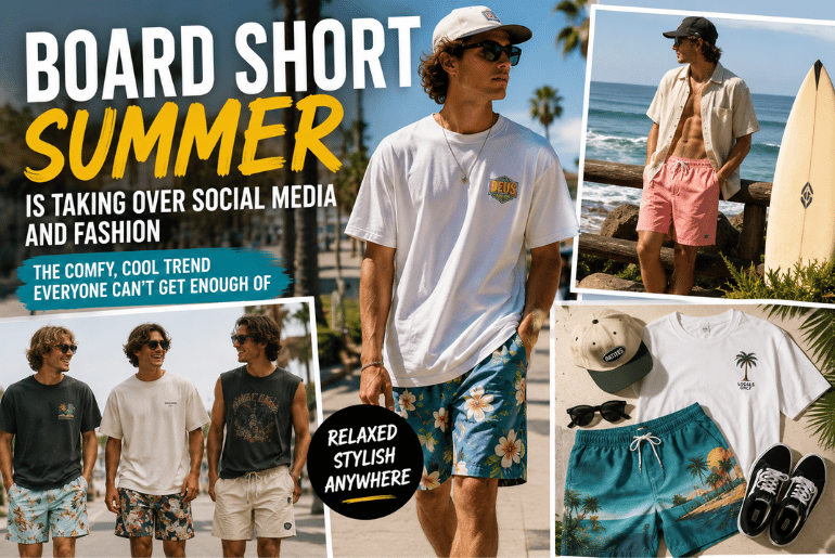 Board Short Summer Is Taking Over Social Media and Fashion