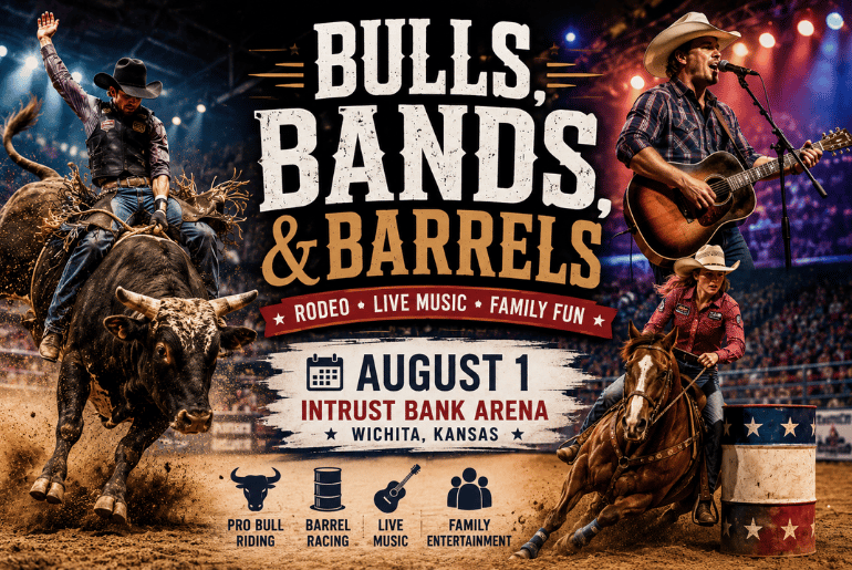 Bulls, Bands, and Barrels Set to Bring High Energy Entertainment to Wichita on August 1