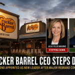 Cracker Barrel CEO Julie Felss Masino to Step Down as David Deno Takes Over After Brand Overhaul Sparks Customer Debate