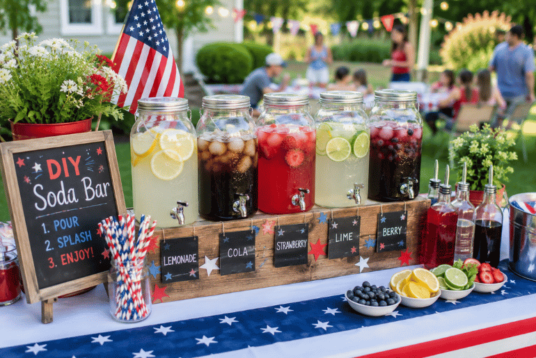DIY Soda Bars Are Becoming the Hottest Fourth of July Party Trend