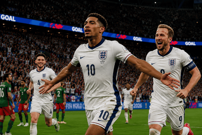 England Powers Into World Cup Quarterfinals After Bellingham's Stunning Double