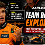 Lando Norris Team Radio Sparks Fan Backlash After McLaren Refuses Position Change
