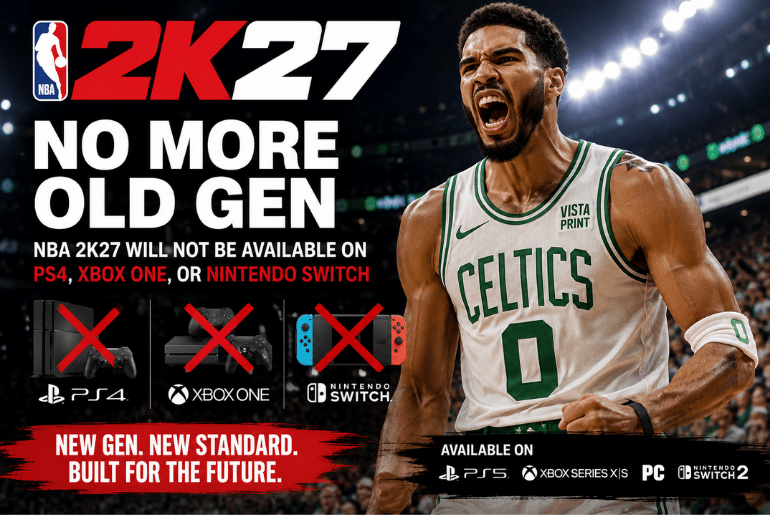 NBA 2K27 Leaves Last Generation Consoles Behind as Franchise Enters a New Era