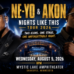 NE-YO and AKON Bring ‘Nights Like This’ Tour to Mystic Lake Amphitheater