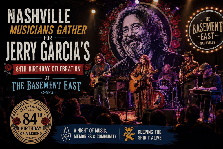 Nashville Musicians Gather for Jerry Garcia’s 84th Birthday Celebration at The Basement East