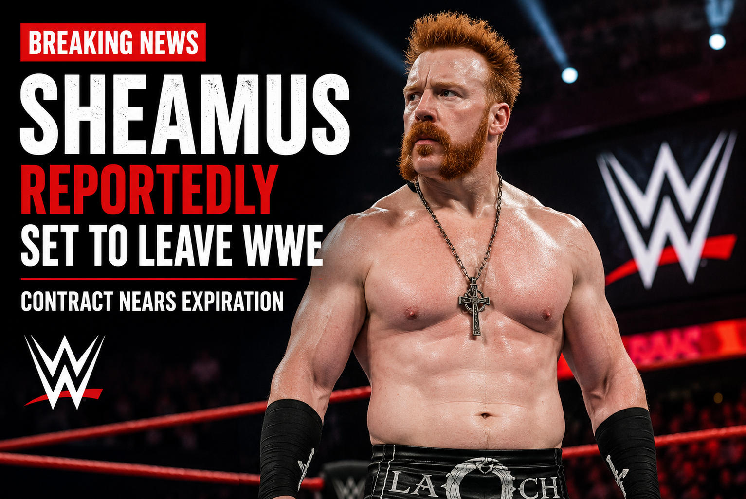 Sheamus Reportedly Set to Leave WWE as Contract Nears Expiration