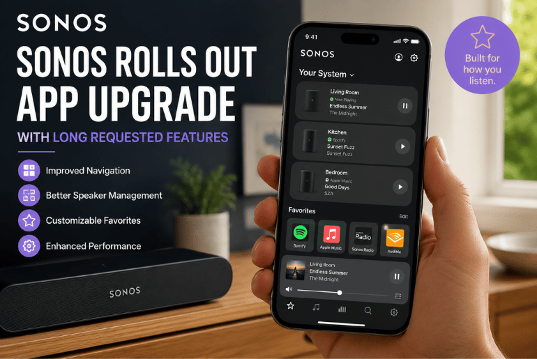Sonos Introduces App Update With Features Customers Have Been Requesting