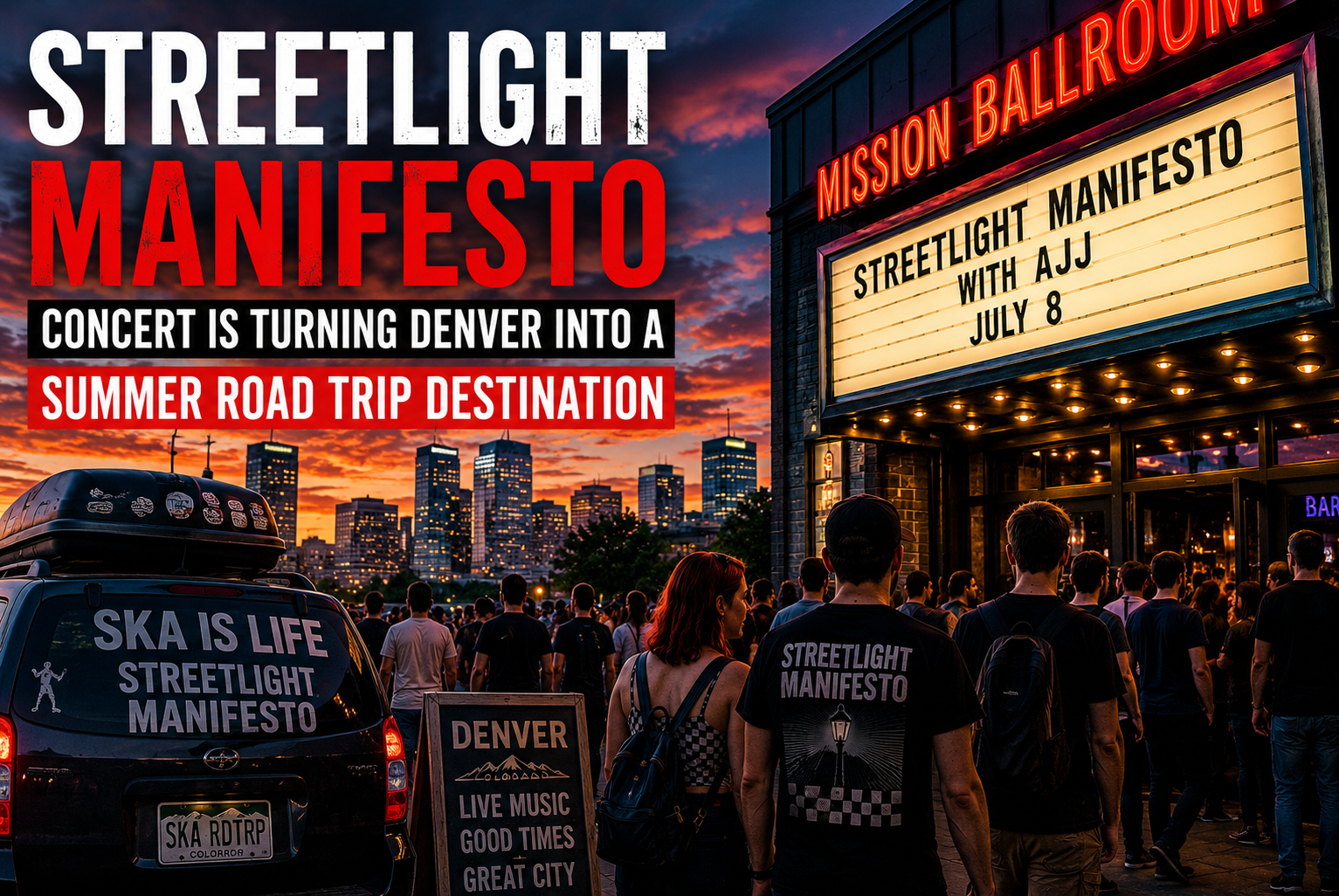 Streetlight Manifesto Concert Is Turning Denver Into a Summer Road Trip Destination