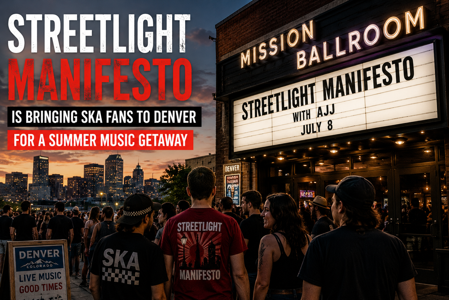 Streetlight Manifesto Is Bringing Ska Fans to Denver for a Summer Music Getaway