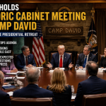 Trump Brings Cabinet Meeting to Camp David as Iran War and Global Tensions Mount