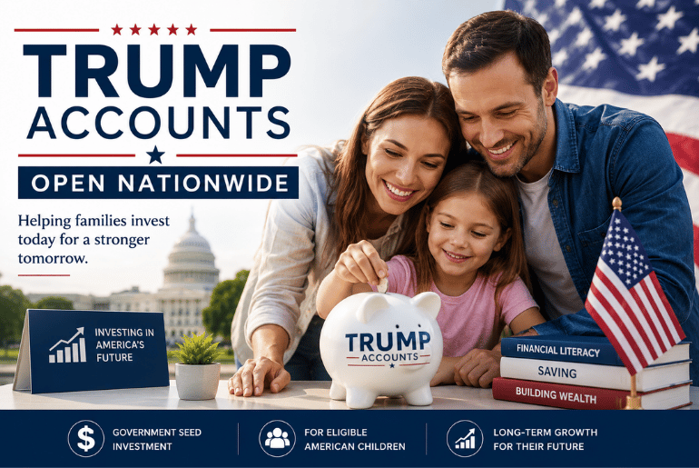 Trump Accounts Open Nationwide as Families Begin Investing for Their Children's Future