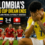 Colombia’s World Cup Dream Ends as Switzerland Prevail in Penalty Shootout