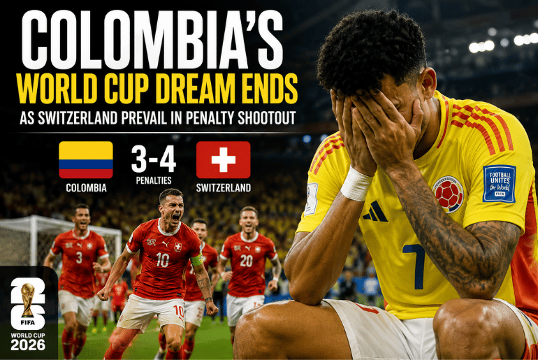 Colombia's World Cup Dream Ends as Switzerland Prevail in Penalty Shootout