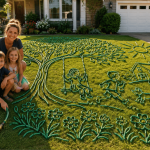 Family’s Garden Hose Artwork Captivates America After Going Viral Online