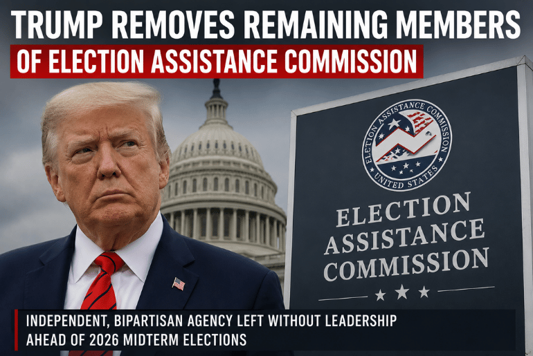 Trump Removes Remaining Election Assistance Commission Members Ahead of Midterms