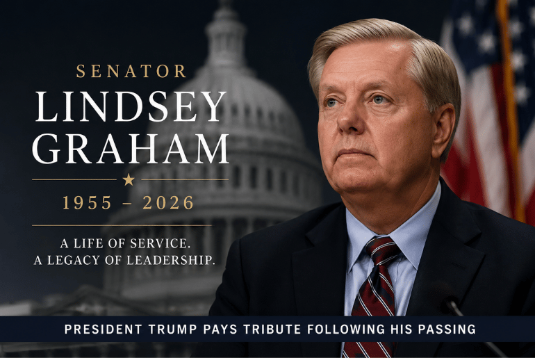 President Trump Pays Tribute Following the Death of Senator Lindsey Graham